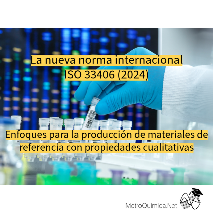 Enfoques para la producción de materiales de referencia con propiedades cualitativas - La nueva norma internacional ISO 33406 (2024)