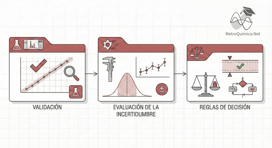 Paquete Validación, Incertidumbre y Reglas de Decisión (ISO/IEC 17025)